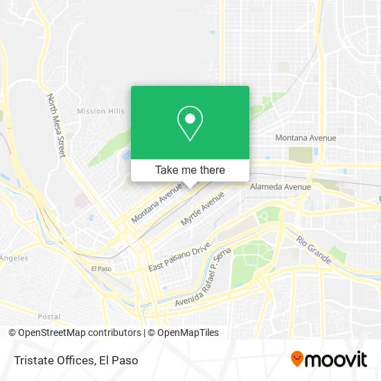 Tristate Offices map