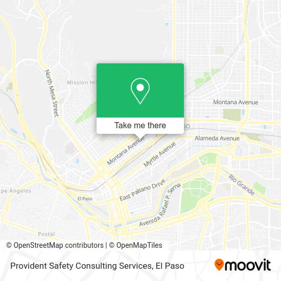 Provident Safety Consulting Services map