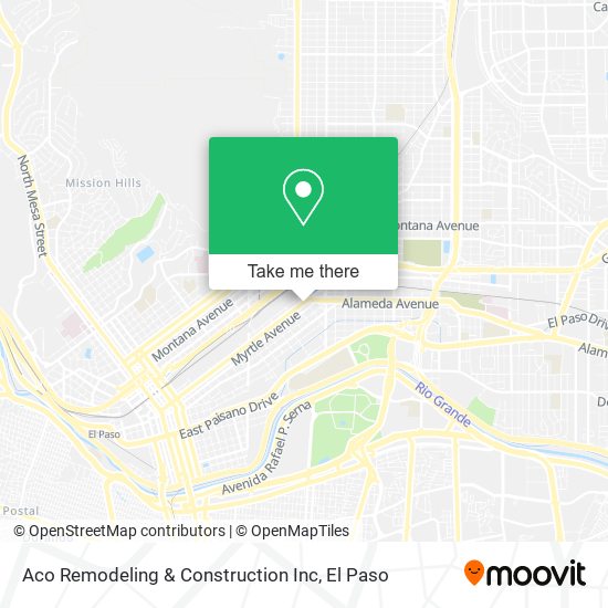 Aco Remodeling & Construction Inc map