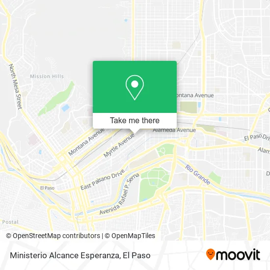 Mapa de Ministerio Alcance Esperanza