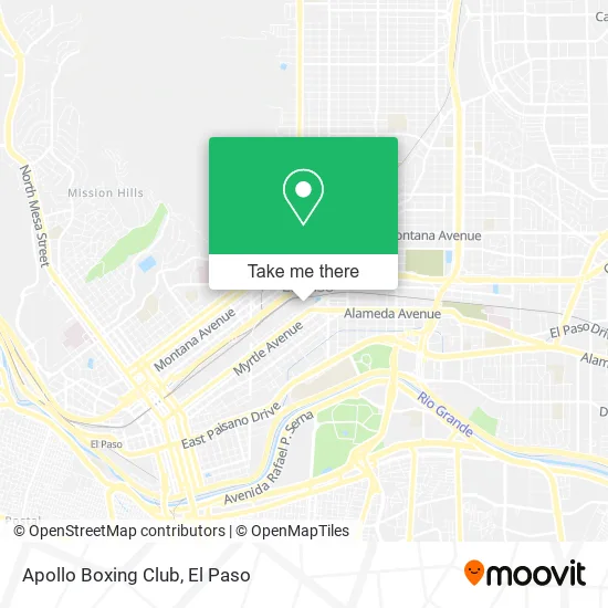 Mapa de Apollo Boxing Club