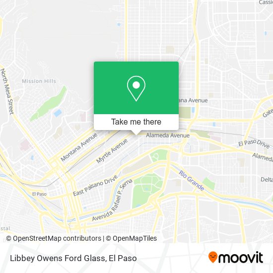 Libbey Owens Ford Glass map