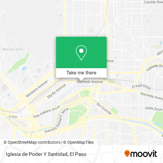 Mapa de Iglesia de Poder Y Santidad