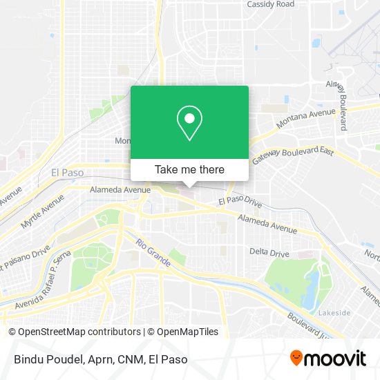 Bindu Poudel, Aprn, CNM map
