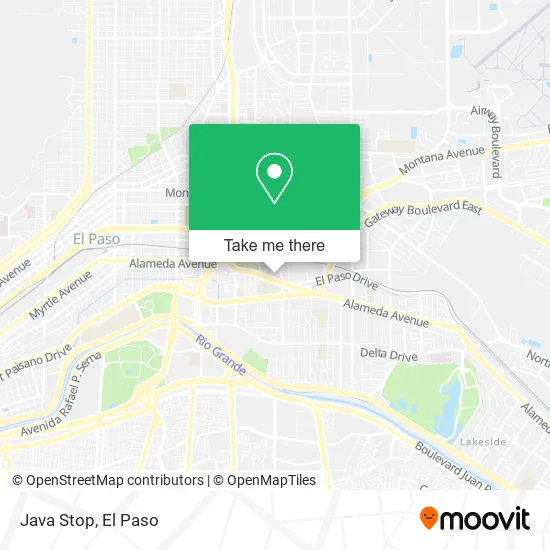 Mapa de Java Stop