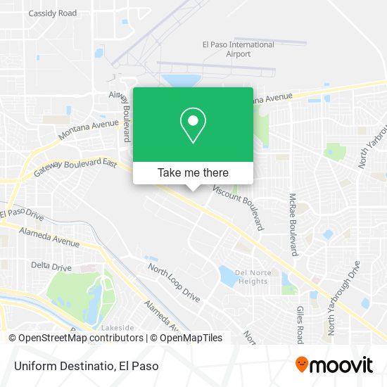 Mapa de Uniform Destinatio