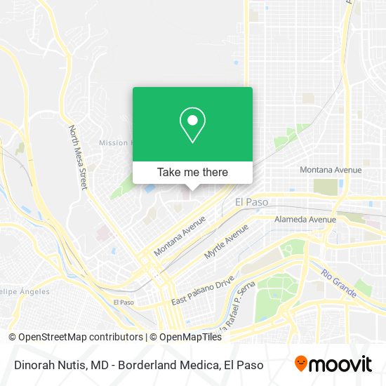 Dinorah Nutis, MD - Borderland Medica map