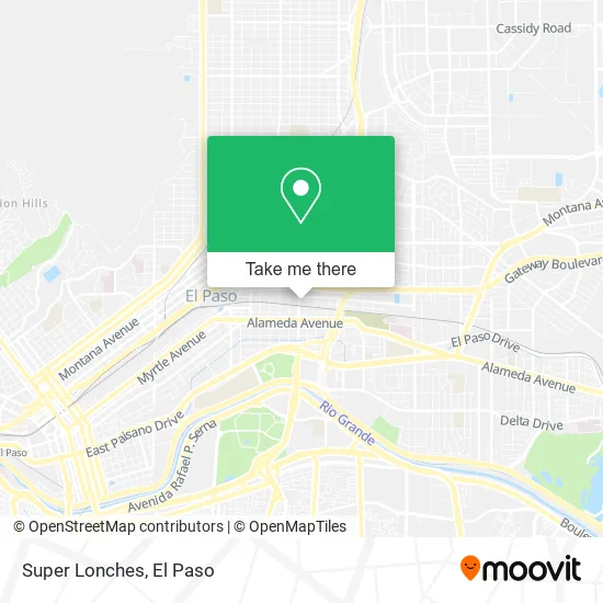 Super Lonches map