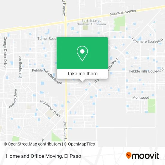 Home and Office Moving map