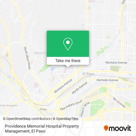 Providence Memorial Hospital Property Management map