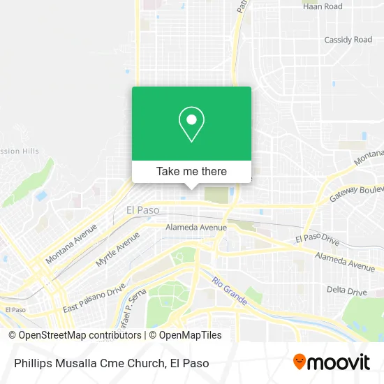 Phillips Musalla Cme Church map