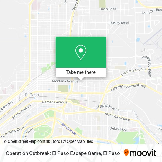 Operation Outbreak: El Paso Escape Game map