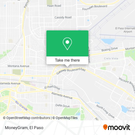 MoneyGram map