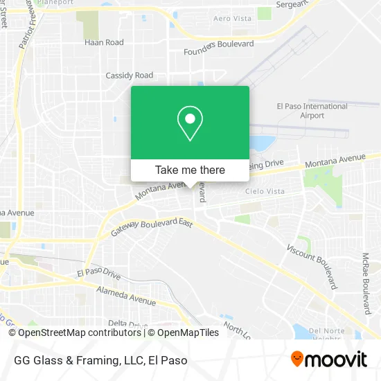 GG Glass & Framing, LLC map
