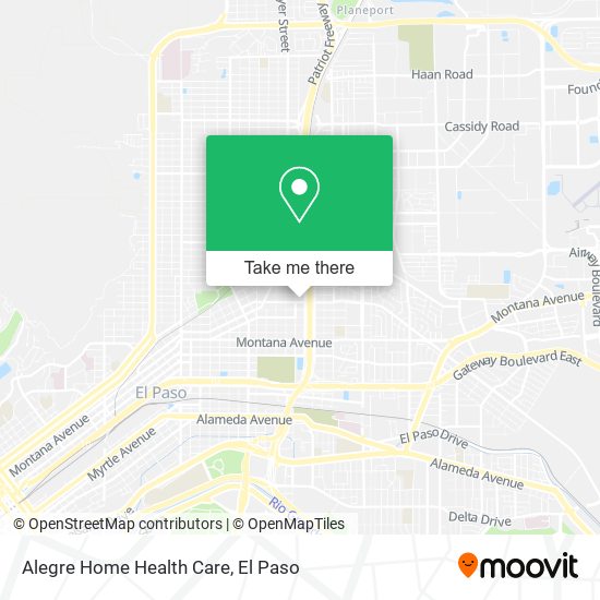 Mapa de Alegre Home Health Care