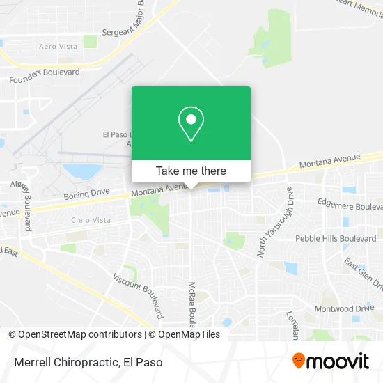 Merrell Chiropractic map