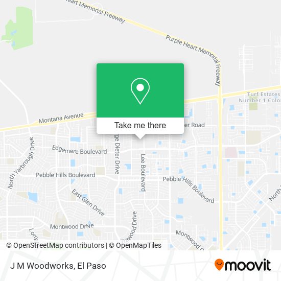 Mapa de J M Woodworks