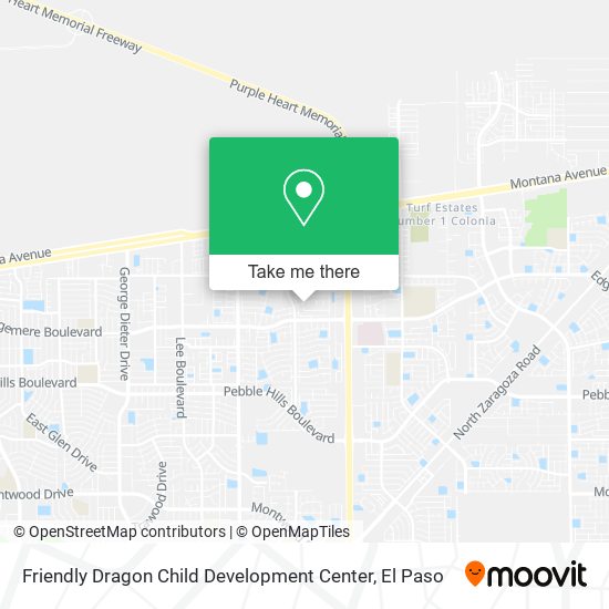 Mapa de Friendly Dragon Child Development Center