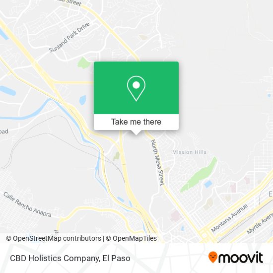 CBD Holistics Company map