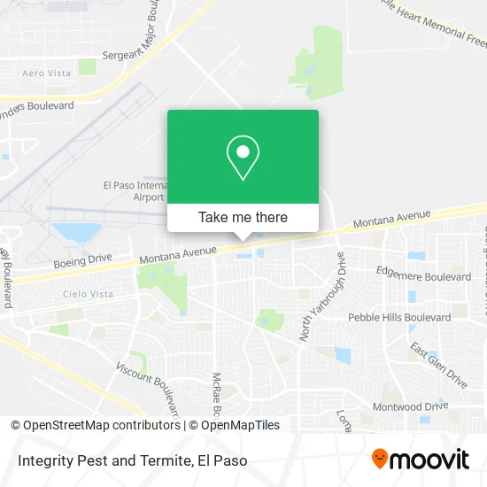 Integrity Pest and Termite map