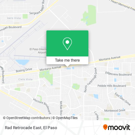 Mapa de Rad Retrocade East