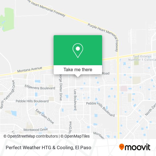 Mapa de Perfect Weather HTG & Cooling