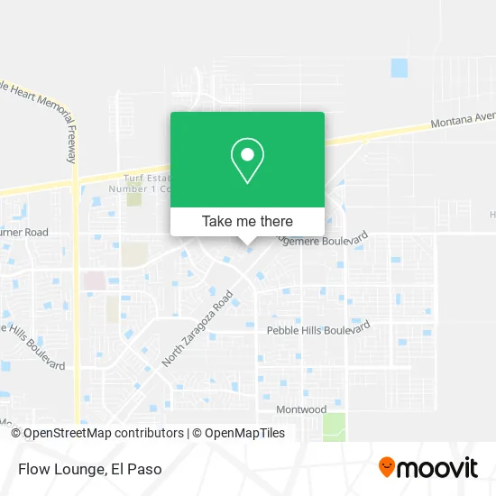 Flow Lounge map