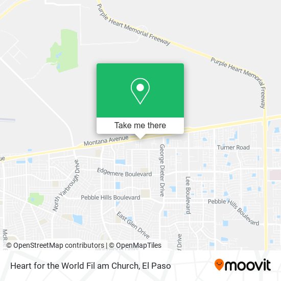 Heart for the World Fil am Church map