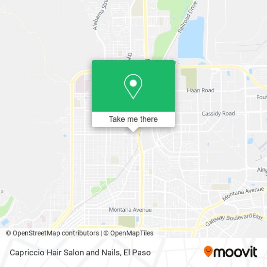 Mapa de Capriccio Hair Salon and Nails