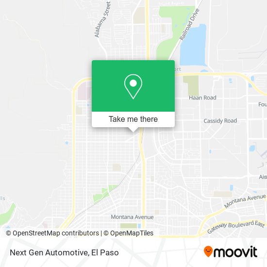 Next Gen Automotive map