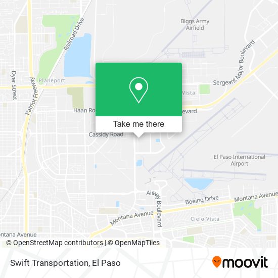 Swift Transportation map