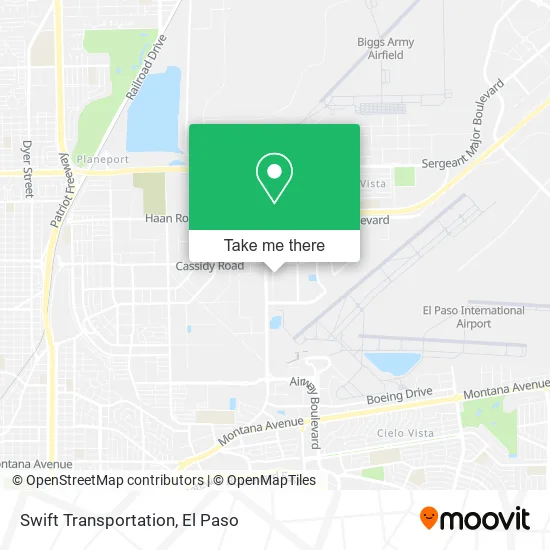 Swift Transportation map