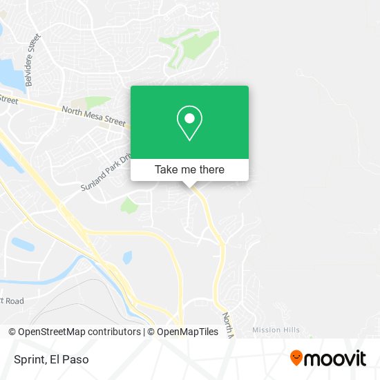 Mapa de Sprint
