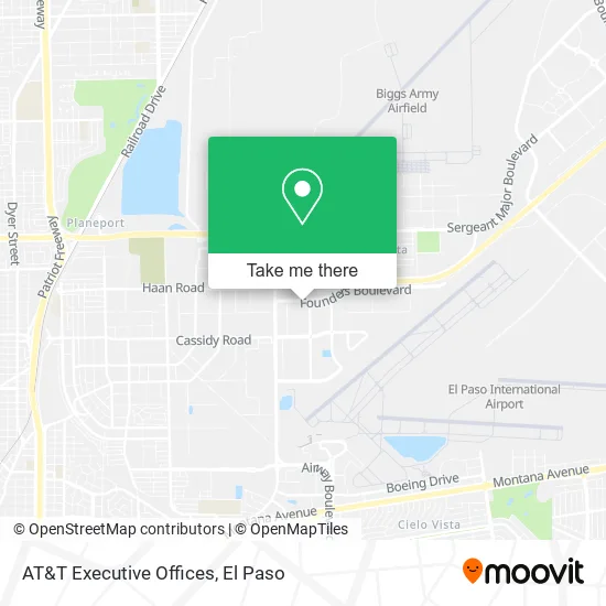 AT&T Executive Offices map