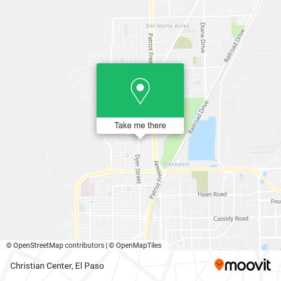 Christian Center map