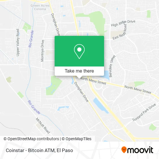 Mapa de Coinstar - Bitcoin ATM