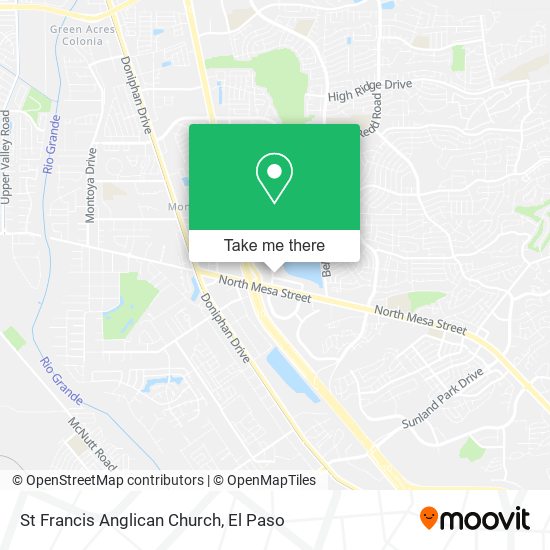 St Francis Anglican Church map