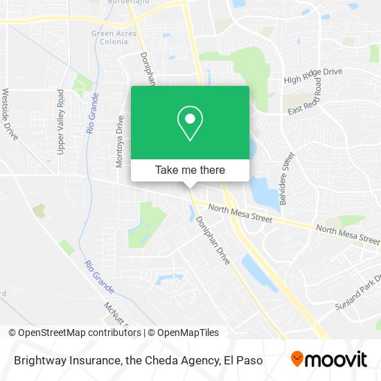 Brightway Insurance, the Cheda Agency map
