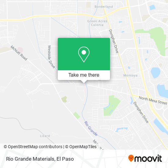 Mapa de Rio Grande Materials