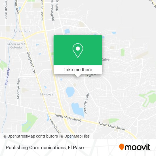 Publishing Communications map