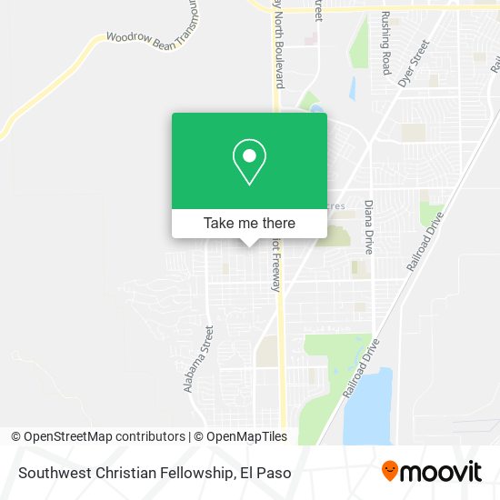 Southwest Christian Fellowship map