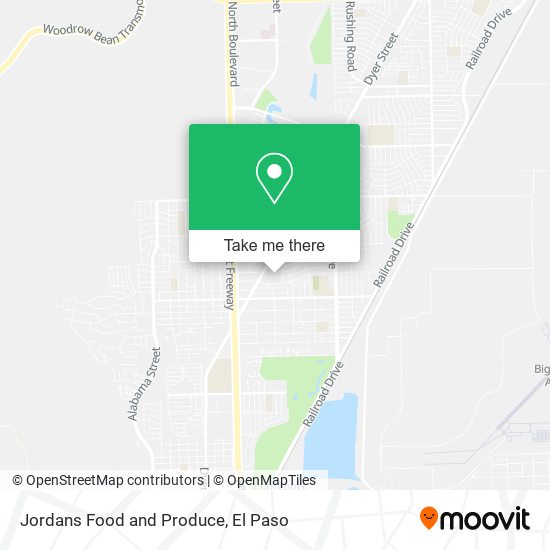 Jordans Food and Produce map
