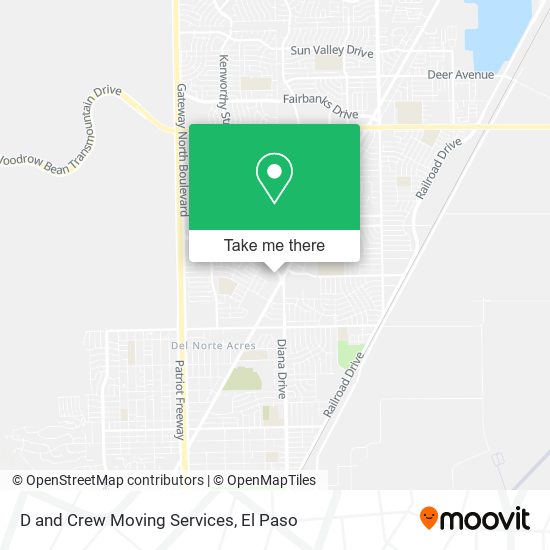 Mapa de D and Crew Moving Services