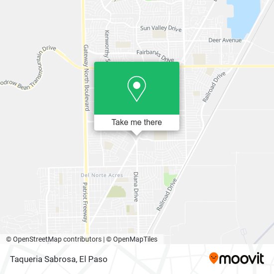 Mapa de Taqueria Sabrosa