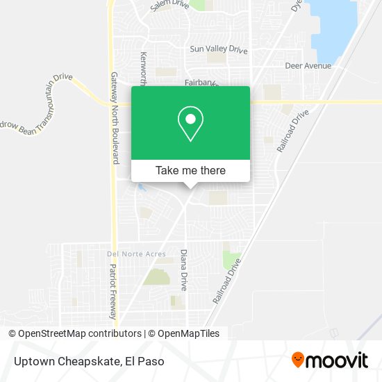 Mapa de Uptown Cheapskate