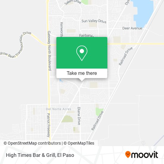 Mapa de High Times Bar & Grill