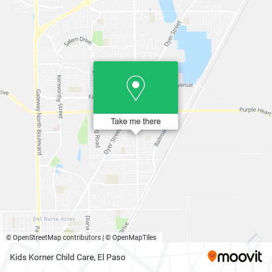 Kids Korner Child Care map
