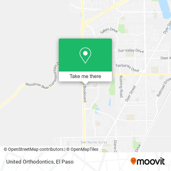 United Orthodontics map