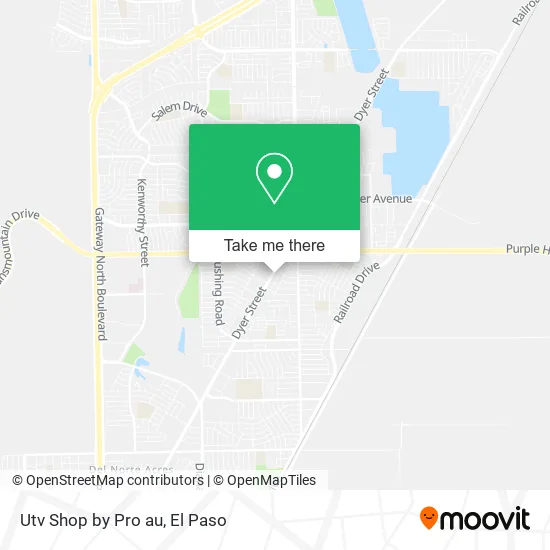 Mapa de Utv Shop by Pro au