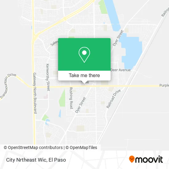 City Nrtheast Wic map